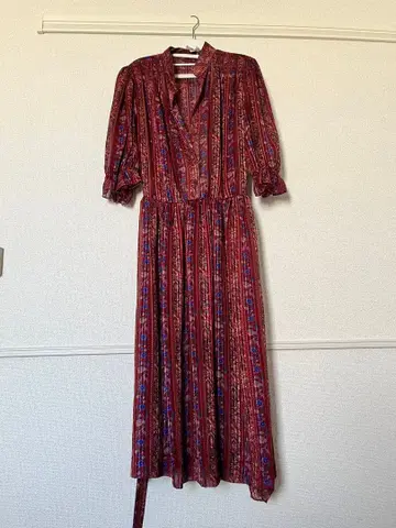 반팔 빈티지 원피스