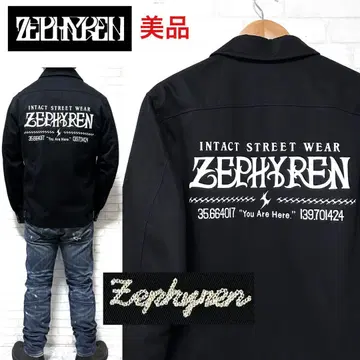 새상품급 ZEPHYREN 스윙탑 체인 자수 집업 자켓