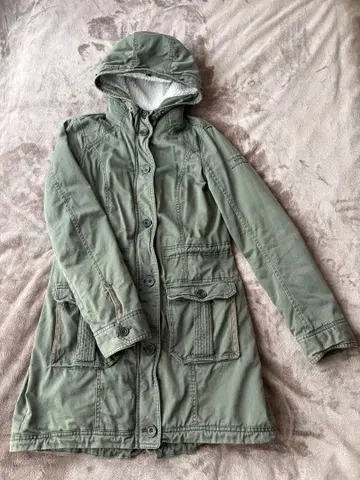 Abercrombie & Fitch 안쪽 보아 모즈 코트*M*카키색
