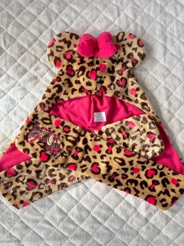 머플러 캡 미니 모자 레오파드 무늬 디즈니