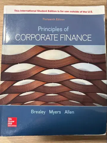 Principles of Corporate Finance