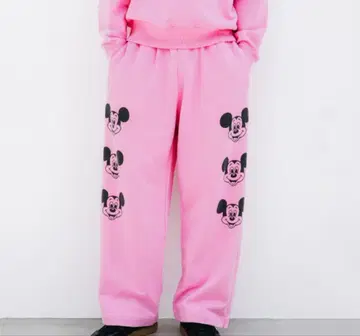 WCJ 디즈니 미키 팬츠 핑크 M 정가 14,300엔