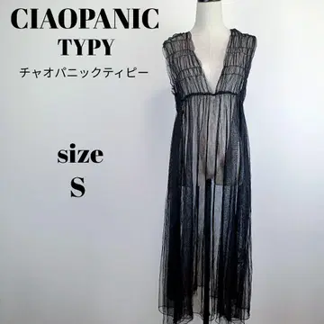 [ a2156 ] CIAOPANIC TYPY 셔링 튤 원피스 S