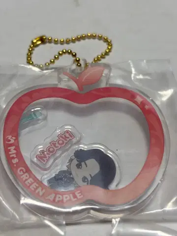 미세스 제일복권 사과형 바스락 아크릴 참 3개 세트