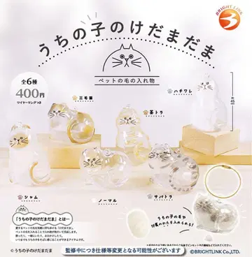 우리 아이 털뭉치 가챠 전 6종 세트 K