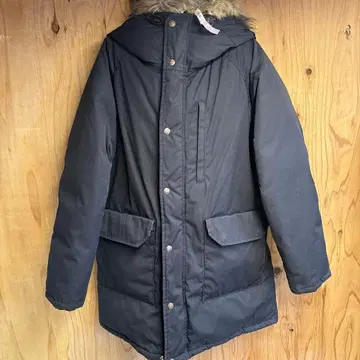 THE NORTHFACE 네이비 다운 자켓 퍼 후드