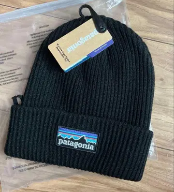 patagonia 니트 모자 블랙 새상품
