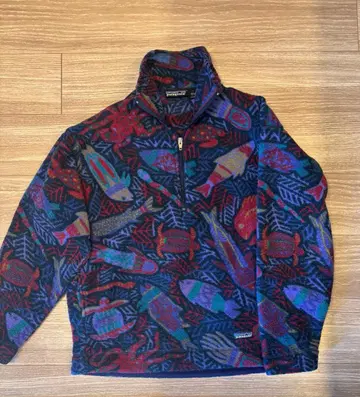 [ 극레어 ] 95년산 파타고니아 젠터틀 지퍼T 신틸라 거북이 패턴