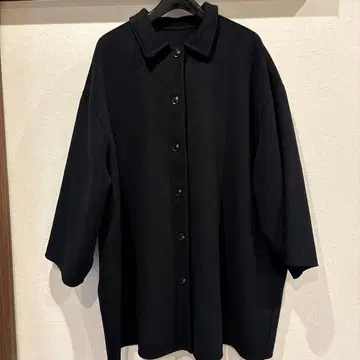 mizuiro ind 블랙 울 코트