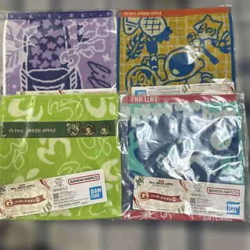 Mrs. GREEN APPLE G상 자카드 타월 4개 세트