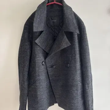 신야세키 울 면마 혼방 자켓 블랙 계열 M 새상품급