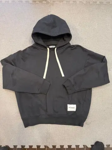 JILSANDER 질 샌더 후드티 로고 후디 BLACK