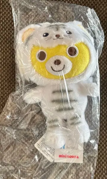 미사용 새상품! 니후레루 미키하우스 화이트 타이거 봉제 인형
