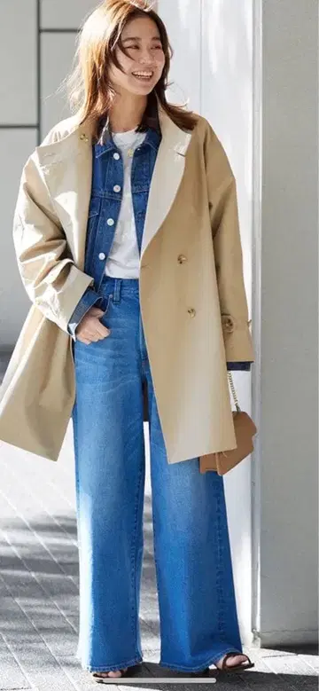 relume 스탠드 판초 코트