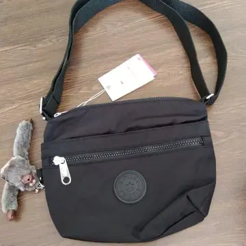 키플링 블랙 나일론 숄더백