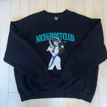 NICEGHOSTCLUB 블랙 트레이닝복