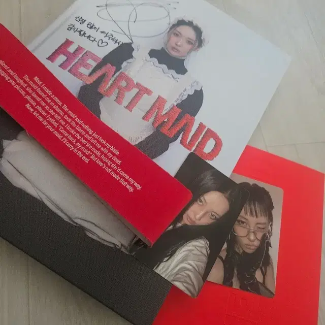 솔로 선미 sunmi Heart Maid 앨범포카 싸인 멘트 비매 급