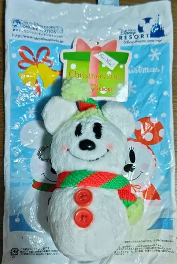 크리스마스 2012 미키 눈사람 키링