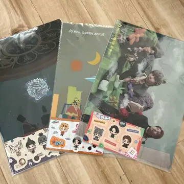 제일복권 미세스 그린애플 H상 클리어 파일&스티커 시트