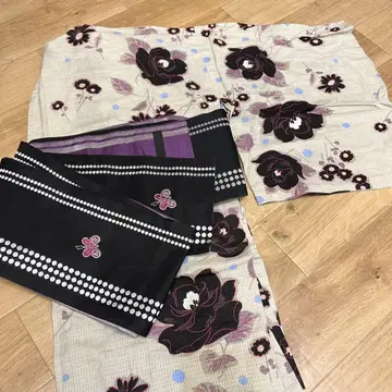 ANNA SUI 여성용 유카타 오비 세트