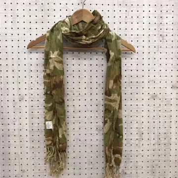 인디 시리즈 구제 의류 나노 유니버스 카모 패턴 프린지 스톨