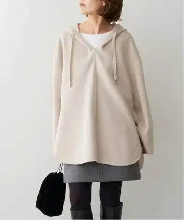 미사용 새상품 Spick and Span 더블 페이스 후드티