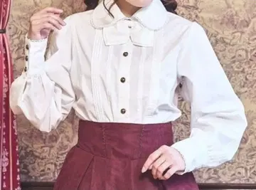 클라로리 쿠루미 노엘 드 메모와르 블라우스 S 화이트