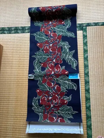 옷감 유카타지 면 100% 미사용