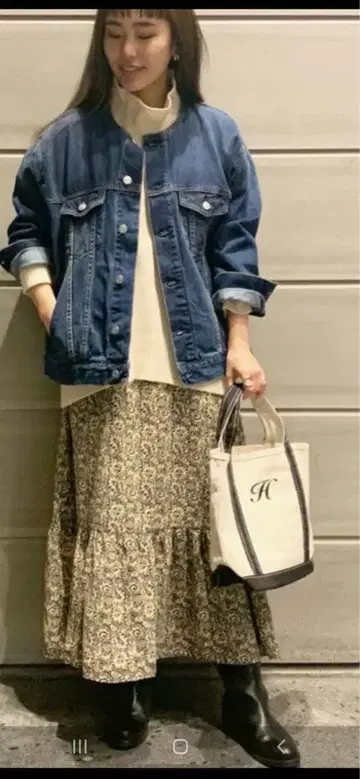 relume 데님 자켓