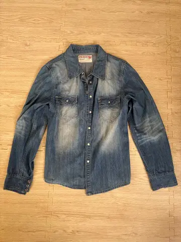 BONDS AND PEACE 데님 셔츠 L