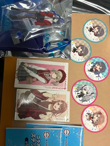 프로세카 스시로 콜라보 멀티 파우치 아크릴 스탠드 씰 피크