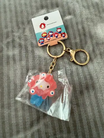 오사카 간사이 엑스포 산리오 캐릭터 키링 클리어 컬러 키티 미야쿠미야쿠