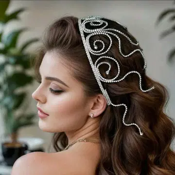 큐빅 헤어 액세서리