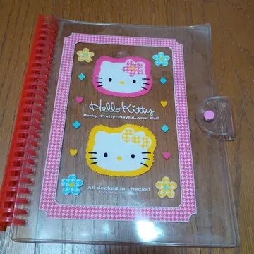 산리오 헬로키티 루즈리프 바인더 헤이세이 레트로