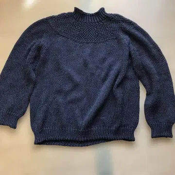 나카가와 마사시치 상점 울 린넨 니트