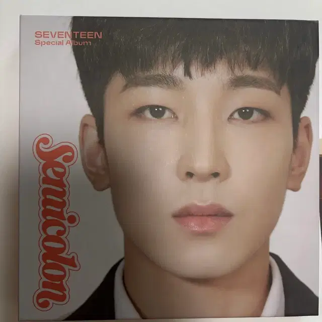 세븐틴 원우 세미콜론 홈런 초회한정 얼굴 표지 앨범 포토북 양도