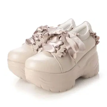 attagirl 아타걸 통굽 프릴 스니커즈 핑크 M