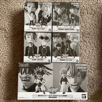 최종 가격 주간 소년 점프 월드 컬렉터블 피규어 주술회전 5세트