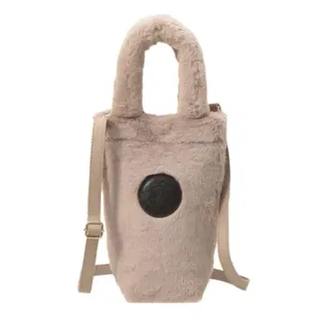 스타벅스 보틀 숄더 베이지