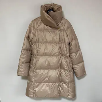 내추럴 뷰티 L 롱 다운 코트 베이지 한겨울 한랭지 DMW