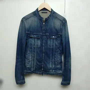 W724 LOUNGE LIZARD 노카라 데님 자켓 size1