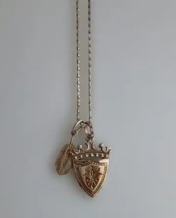 agete 실버 펜던트 목걸이