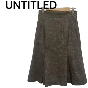 [언타이틀] 머메이드 스커트(S) 트위드 사이드 지퍼 성숙/러블리