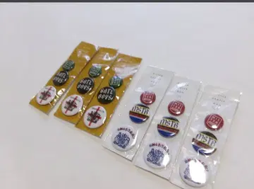 새상품 미스터 젠틀맨 캔뱃지 3개 세트 x 2종류 x 각 3개 총 18개