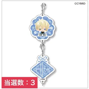 잘생긴 남자 전국 매혹의 무장 복권 차레쿠지 아크릴 참 세트 겐신