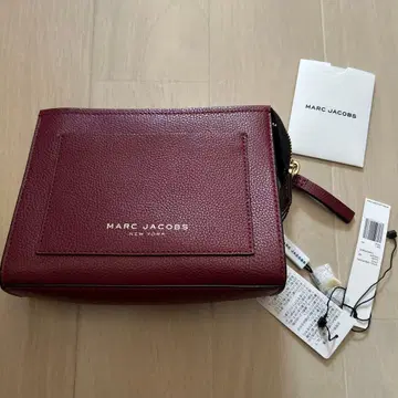 마크제이콥스 파우치 백 인 백 보르도 천연 가죽