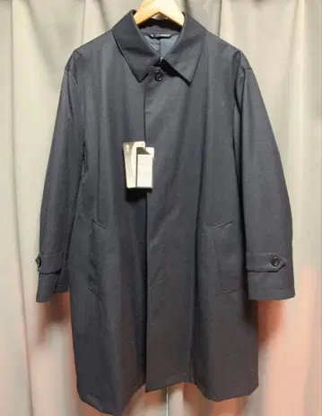 미사용 택 포함 Vwarm 남성용 비즈니스 코트 다크 네이비 계열 3L