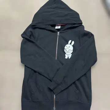 CUNE 지퍼 후드티 블랙 M 사이즈