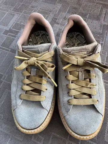 PUMA 스웨이드 스니커즈 7 (US) 그린