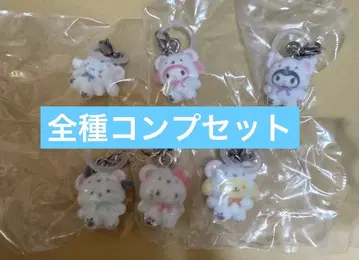 산리오 캐릭터 포근포근 스노우 마스코트 액세서리 컴플리트 전 6종